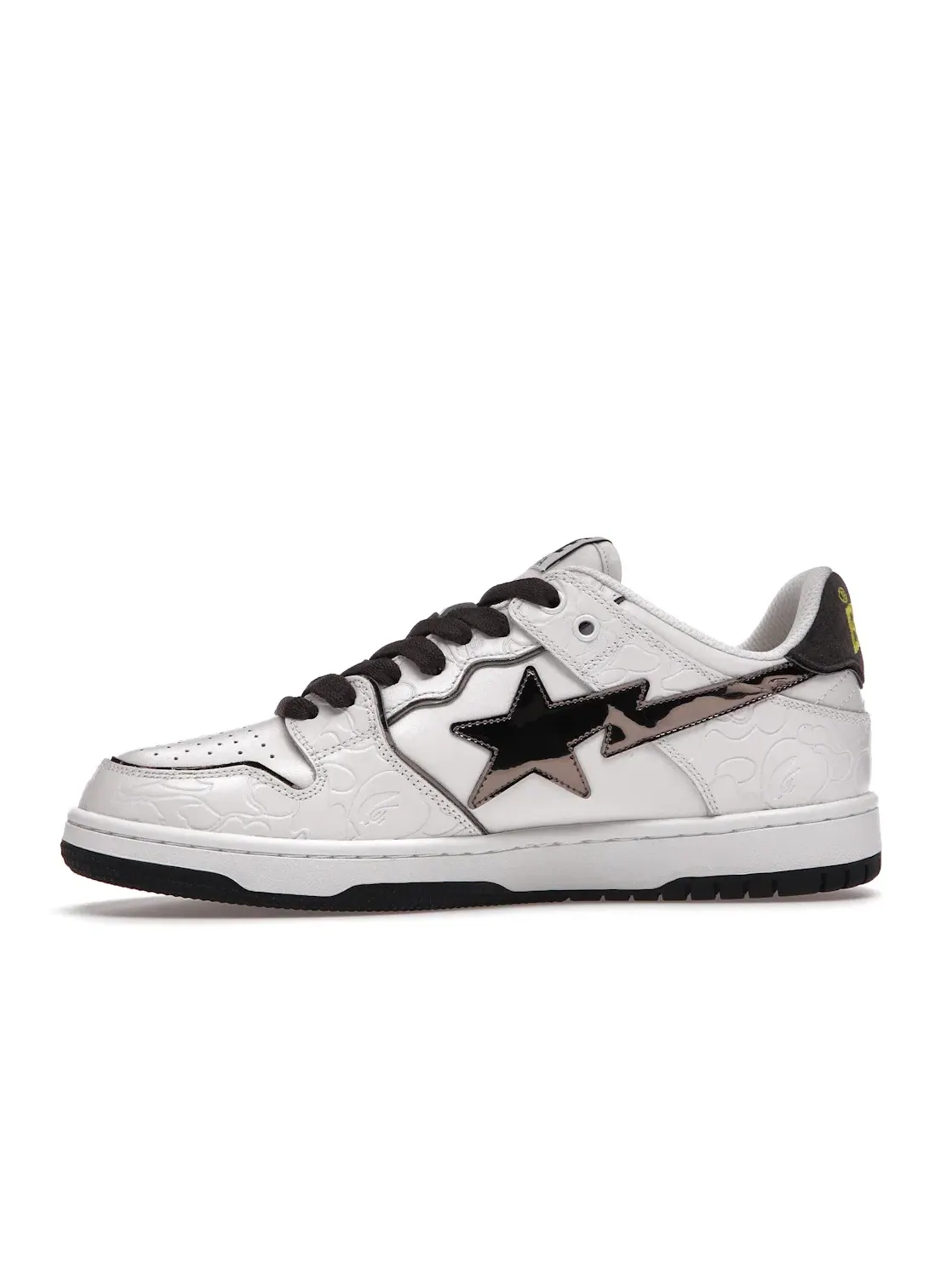 Мужские кроссовки Lifestyle A Bathing Ape BAPE SK8 Sta BAPE — изображение 3 из 4, белый/серебристый