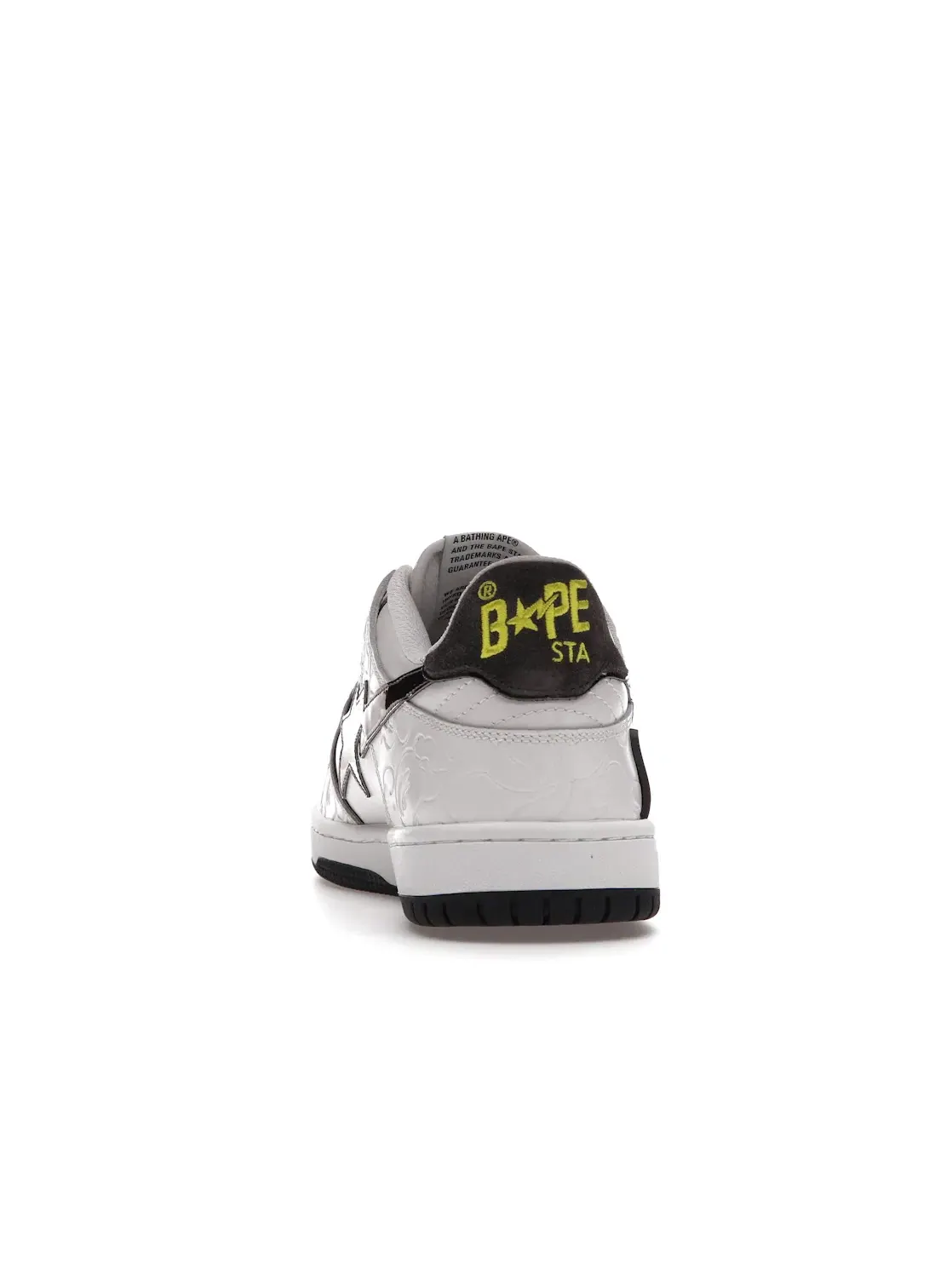 Мужские кроссовки Lifestyle A Bathing Ape BAPE SK8 Sta BAPE — изображение 4 из 4, белый/серебристый