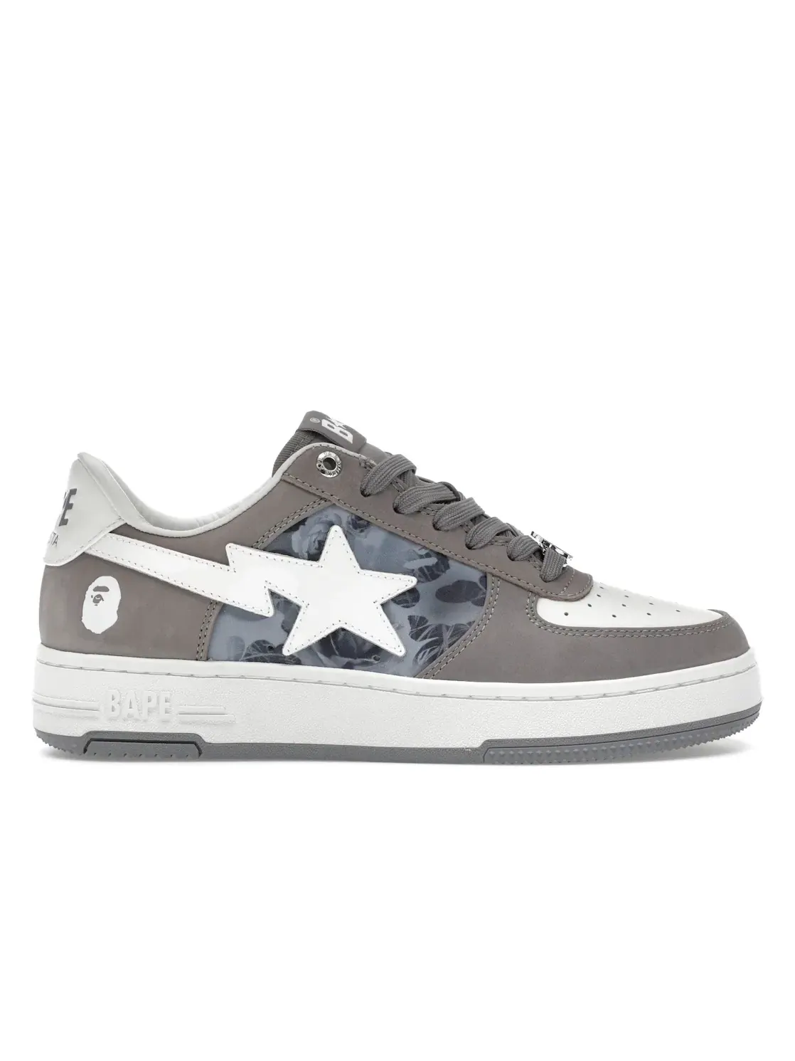 Мужские кроссовки Lifestyle с принтом роз A Bathing Ape BAPE Sta — изображение 1 из 4, серый