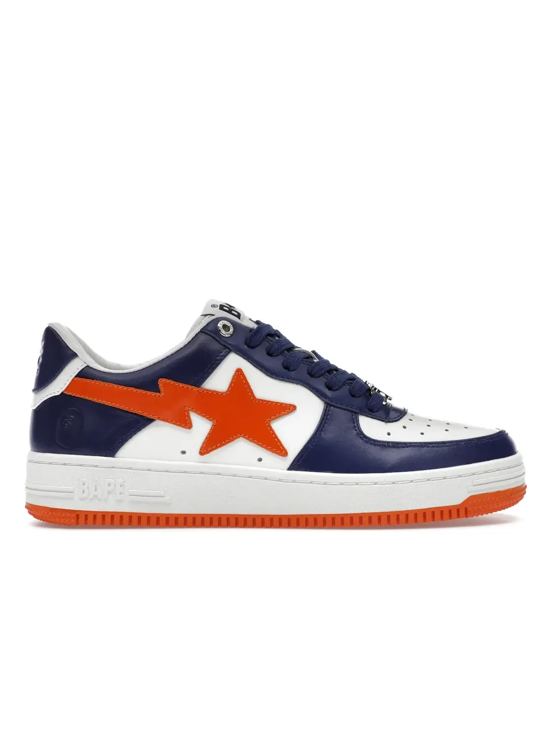 Мужские кроссовки Lifestyle A Bathing Ape BAPE Sta BAPE — изображение 1 из 4, белый/синий/оранжевый