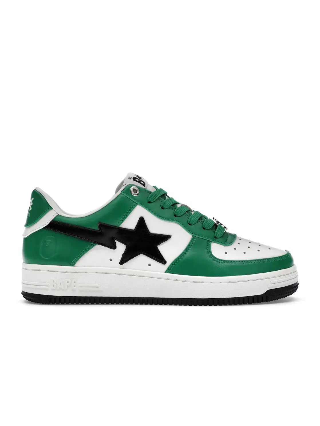 Мужские кроссовки Lifestyle A Bathing Ape BAPE Sta BAPE — изображение 1 из 4, белый/зеленый/черный