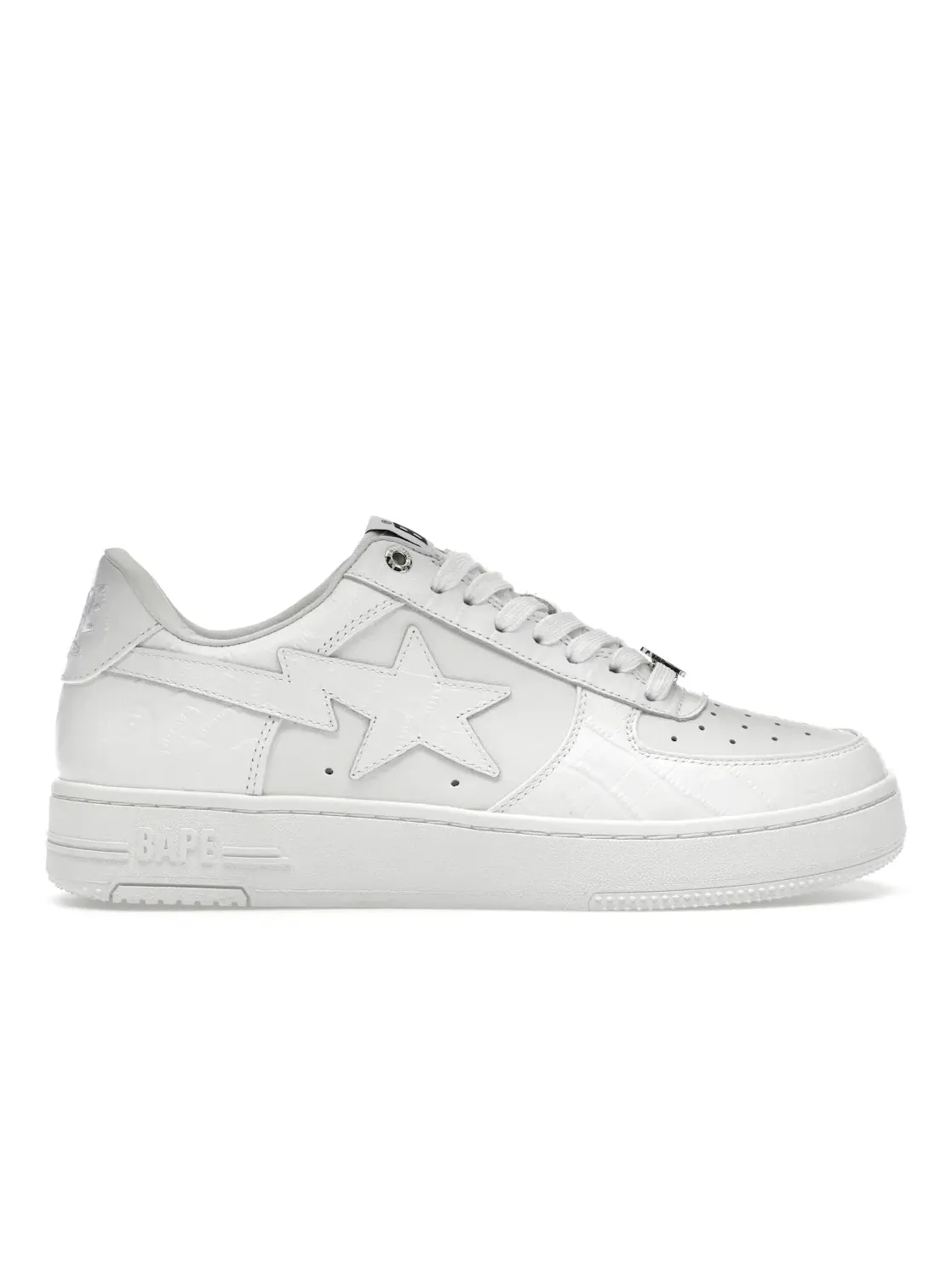Мужские кроссовки Lifestyle BAPE A Bathing Ape BAPE Sta — изображение 1 из 4, белый/белый