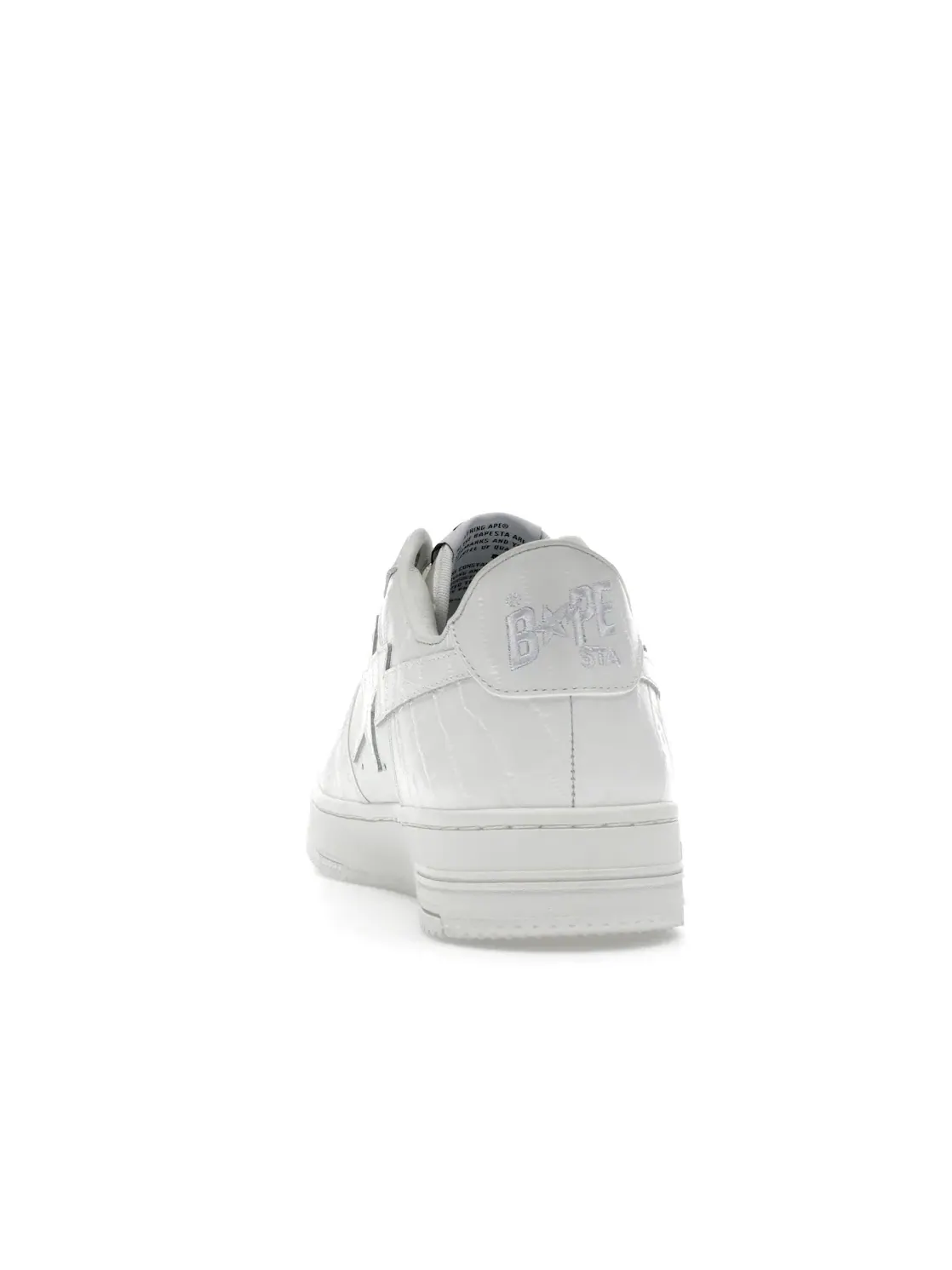 Мужские кроссовки Lifestyle BAPE A Bathing Ape BAPE Sta — изображение 4 из 4, белый/белый