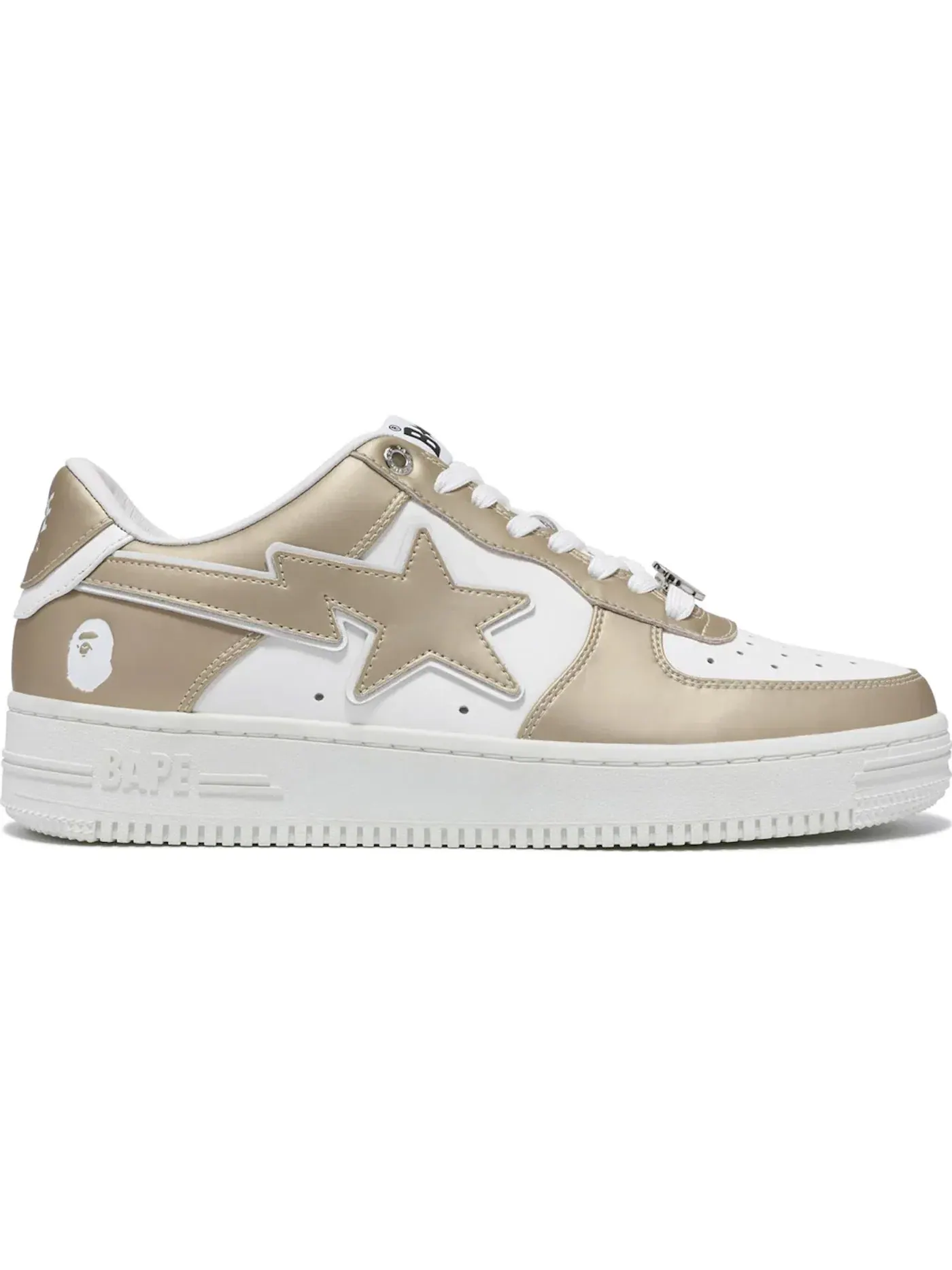 Мужские кроссовки Lifestyle A Bathing Ape BAPE Sta BAPE — изображение 1 из 1, бежевый