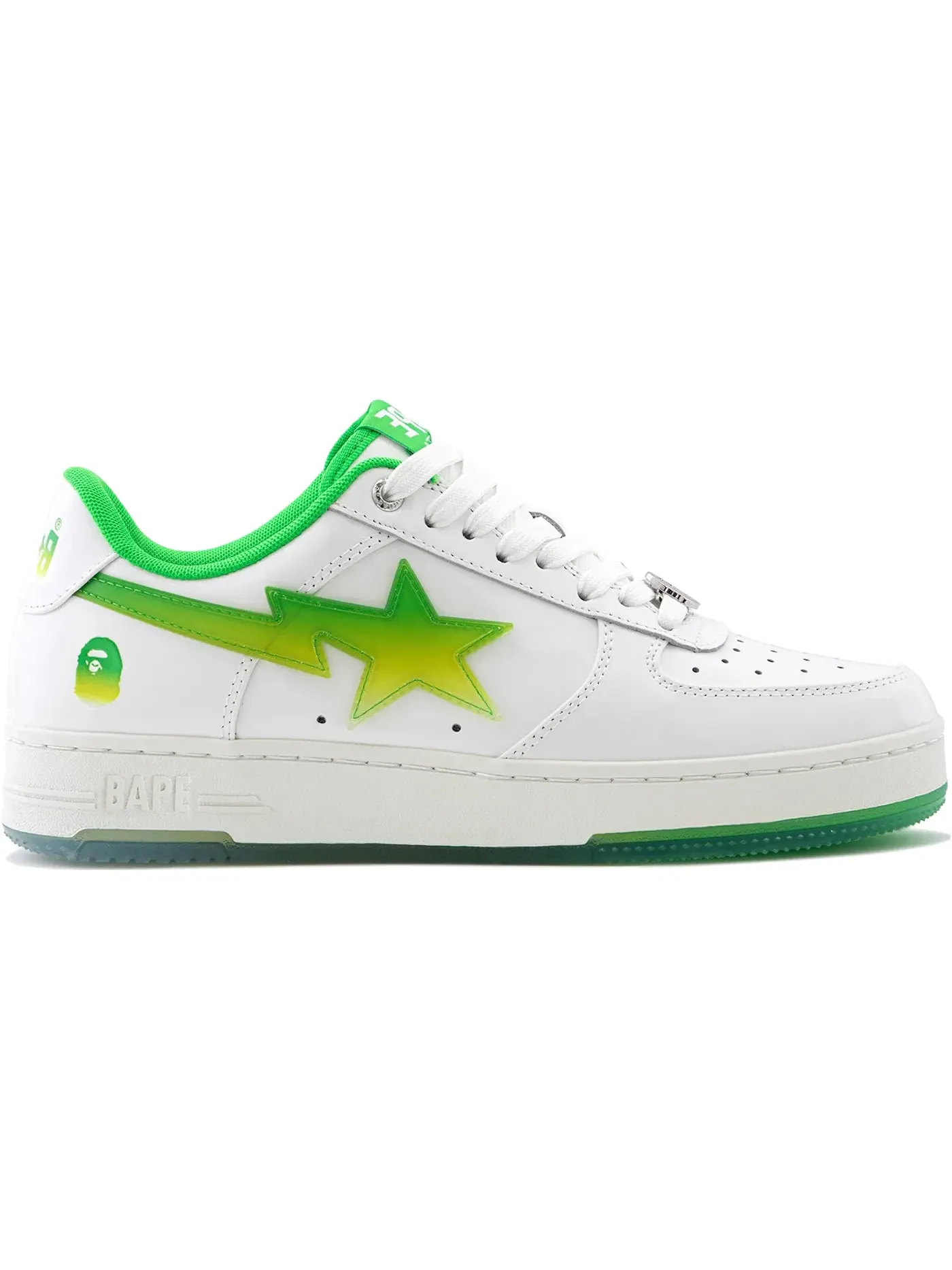 Мужские кроссовки Lifestyle A Bathing Ape BAPE Sta BAPE — изображение 1 из 1, зеленый