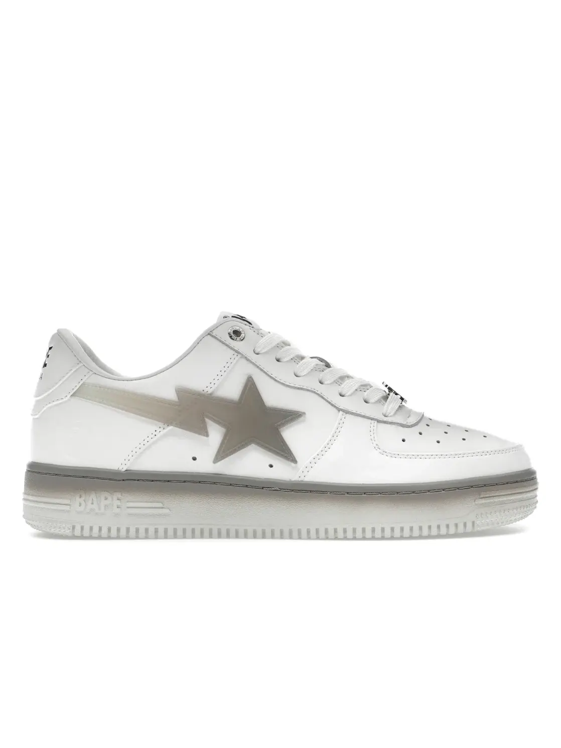 Мужские кроссовки lifestyle A Bathing Ape BAPE Sta BAPE — изображение 1 из 4, белый серый