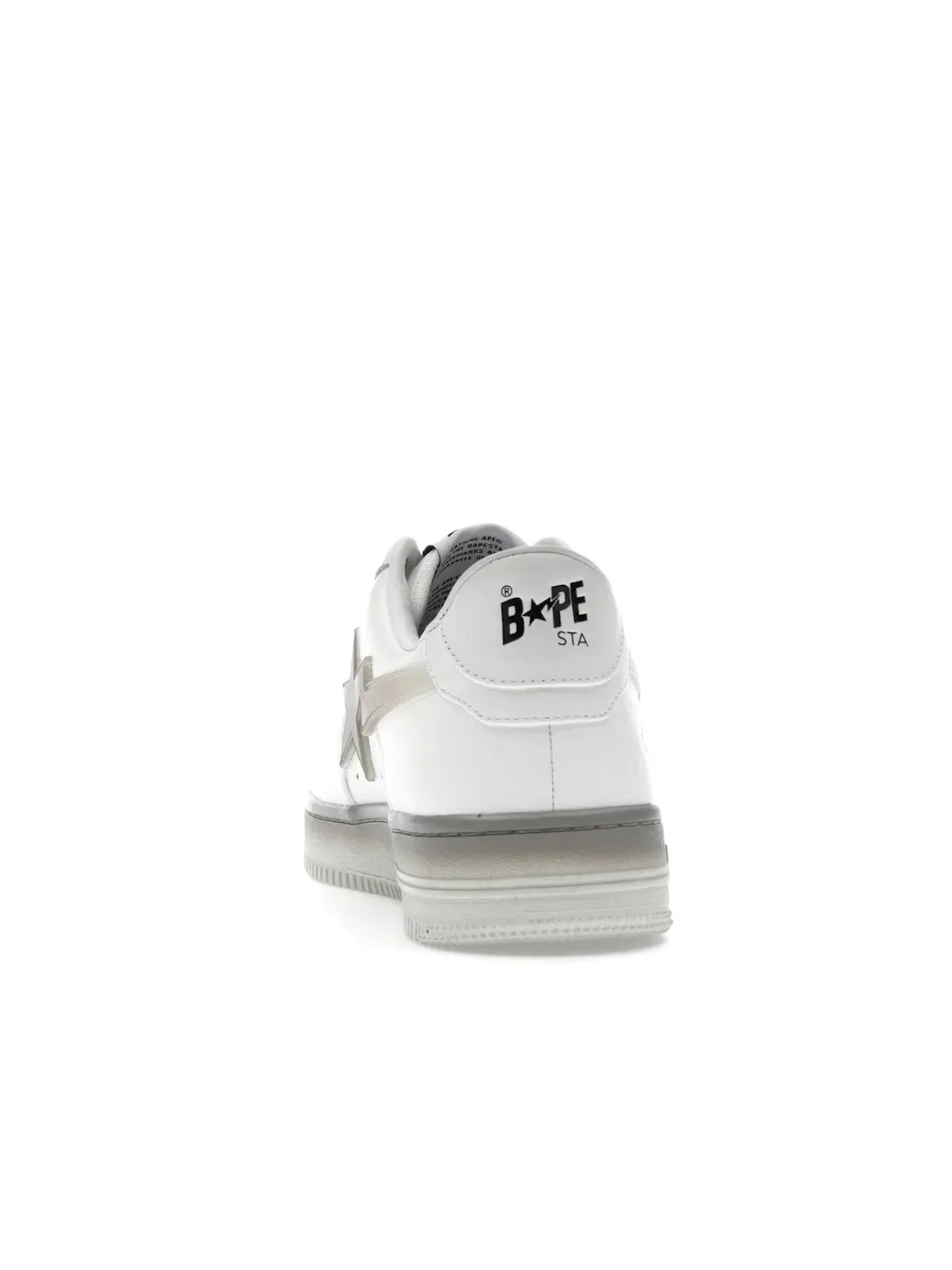 Мужские кроссовки lifestyle A Bathing Ape BAPE Sta BAPE — изображение 4 из 4, белый серый