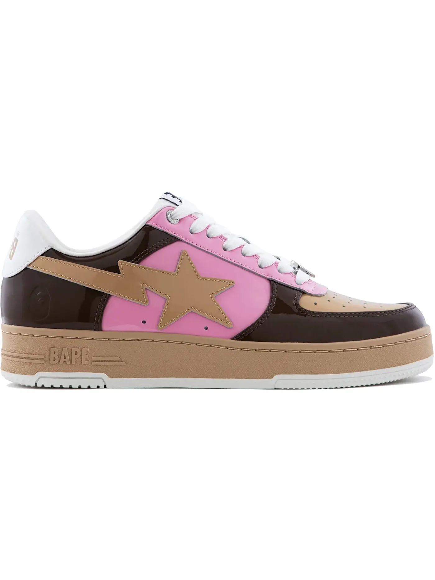 Мужские кеды Lifestyle с принтом A Bathing Ape BAPE Sta BAPE — изображение 1 из 1, коричневый