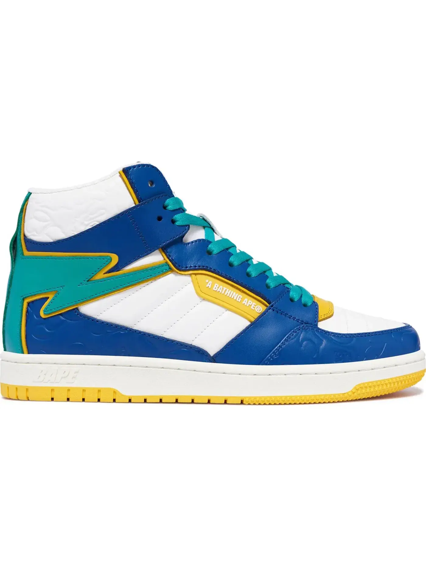 Мужские кроссовки Lifestyle A Bathing Ape BAPE Sta 88 Mid BAPE — изображение 1 из 1, синий/белый