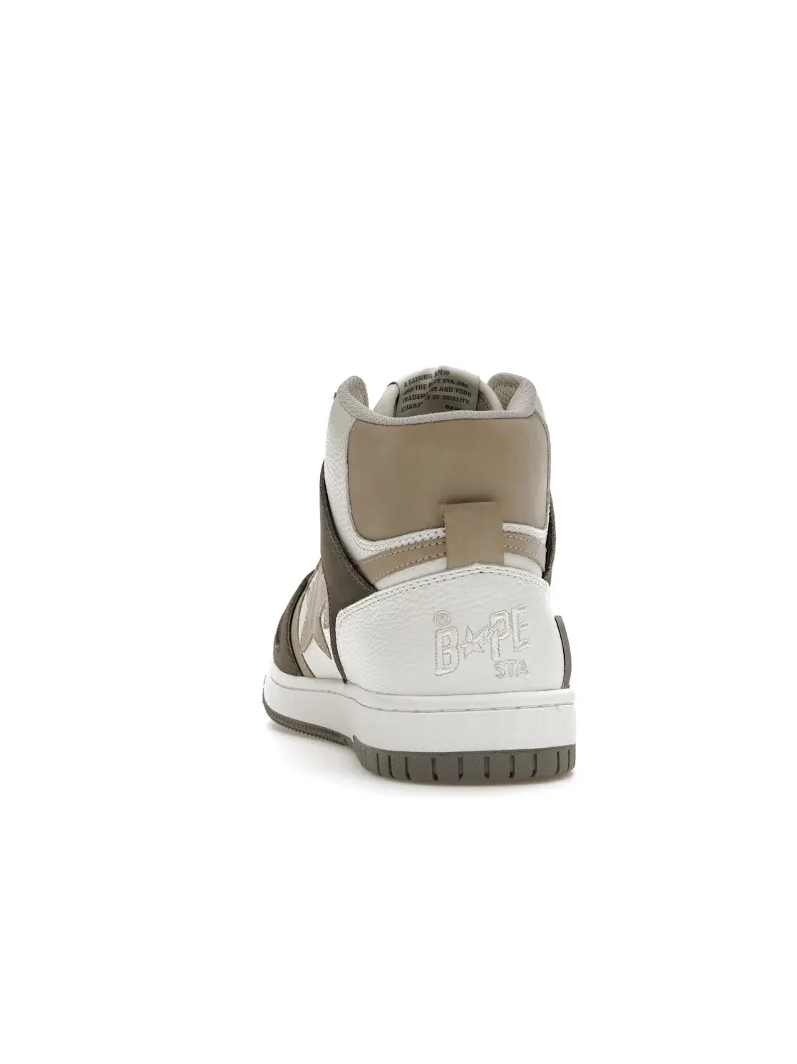 Мужские кроссовки Lifestyle BAPE A Bathing Ape BAPE Sta 93 Hi — изображение 4 из 4, серый/белый/темный серый