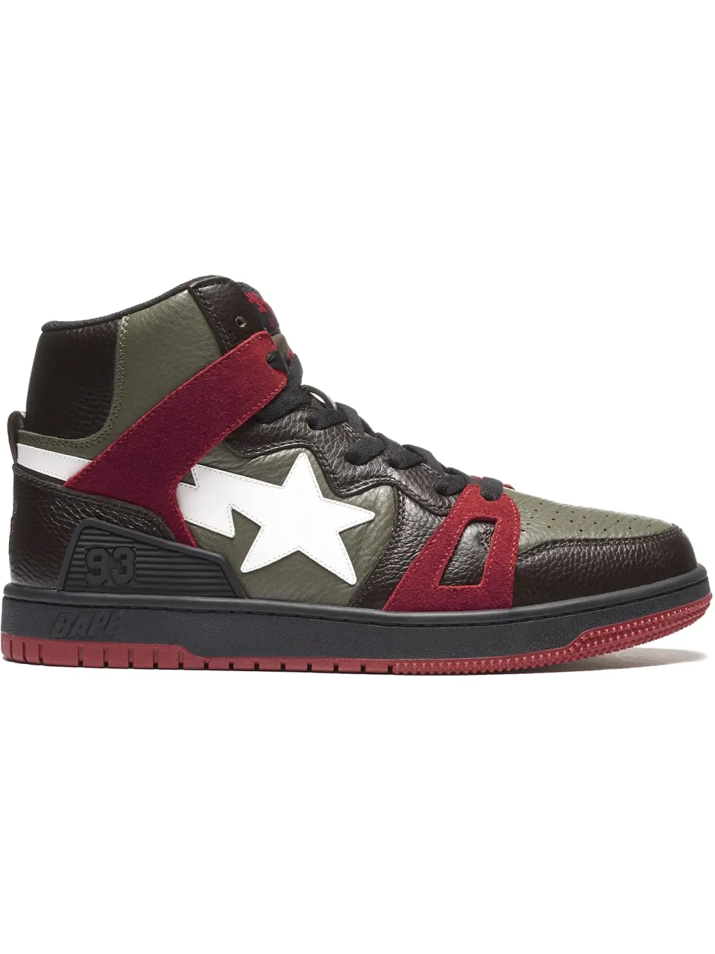 Мужские кроссовки Lifestyle A Bathing Ape BAPE Sta 93 Hi BAPE — изображение 1 из 1