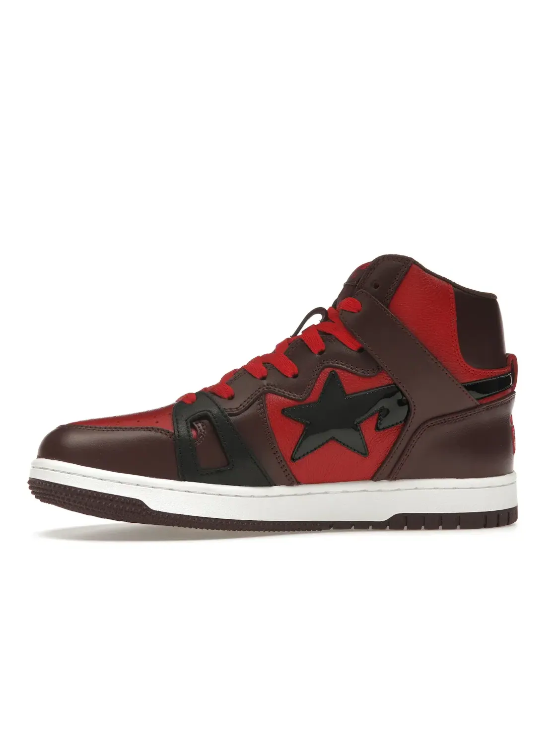 Мужские кроссовки Lifestyle A Bathing Ape BAPE Sta 93 Hi BAPE — изображение 3 из 4, красный/бордовый