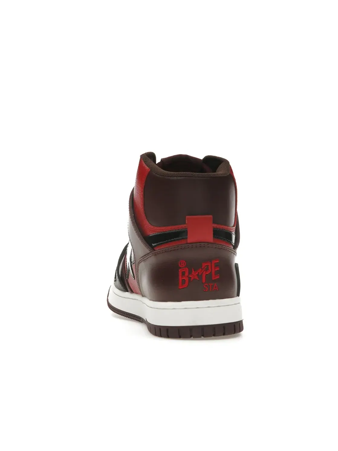 Мужские кроссовки Lifestyle A Bathing Ape BAPE Sta 93 Hi BAPE — изображение 4 из 4, красный/бордовый