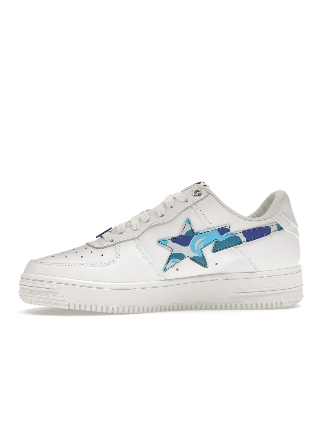 Мужские кроссовки Lifestyle с принтом A Bathing Ape BAPE Sta Low — изображение 3 из 4, белый/синий