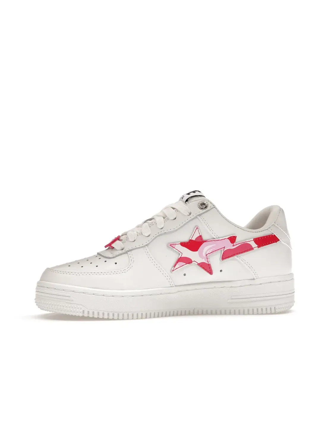 Мужские кроссовки с камуфляжным принтом A Bathing Ape BAPE Sta Low — изображение 3 из 4, белый/розовый