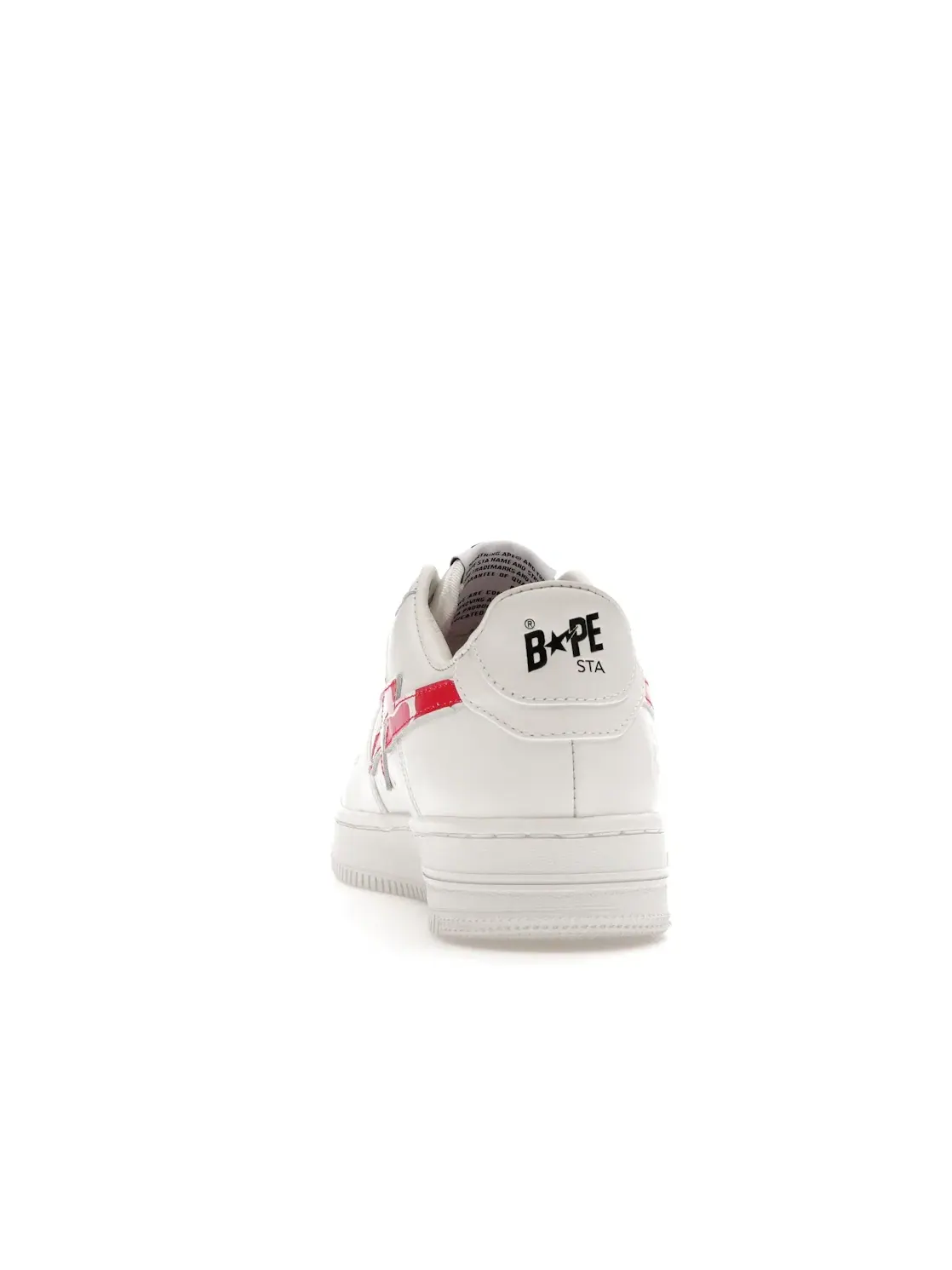 Мужские кроссовки с камуфляжным принтом A Bathing Ape BAPE Sta Low — изображение 4 из 4, белый/розовый