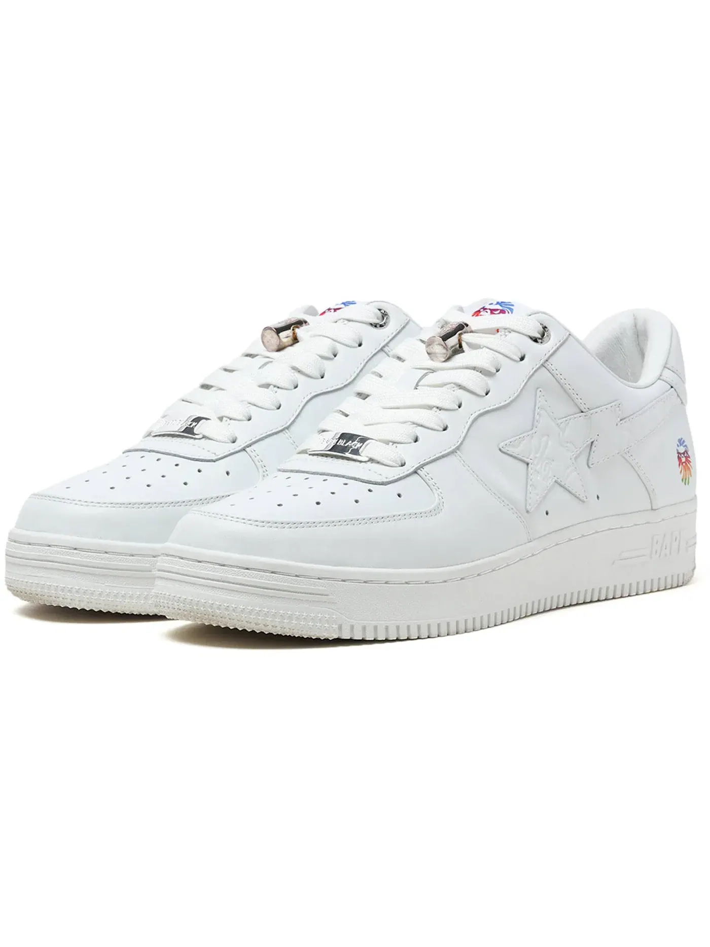 Мужские кроссовки Lifestyle A Bathing Ape BAPE Sta BAPE — изображение 2 из 3, белый//серебристый