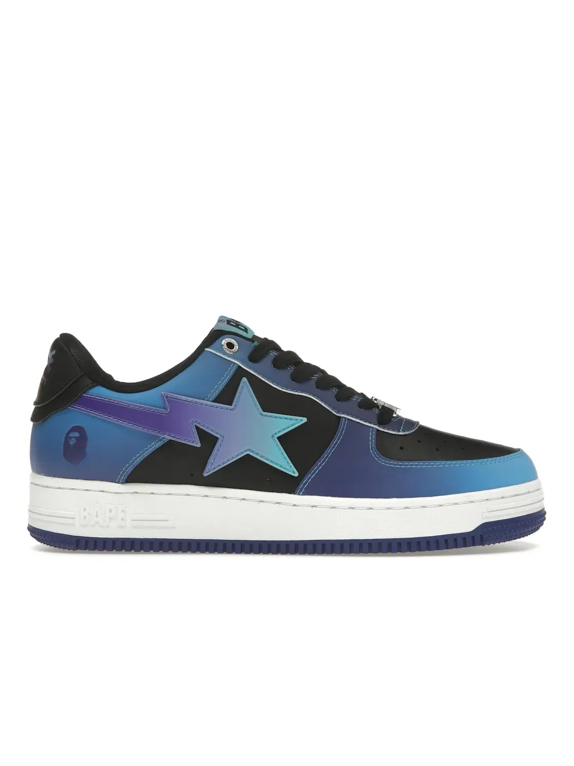 Мужские кроссовки Lifestyle A Bathing Ape BAPE Sta BAPE — изображение 1 из 4, синий/черный/фиолетовый