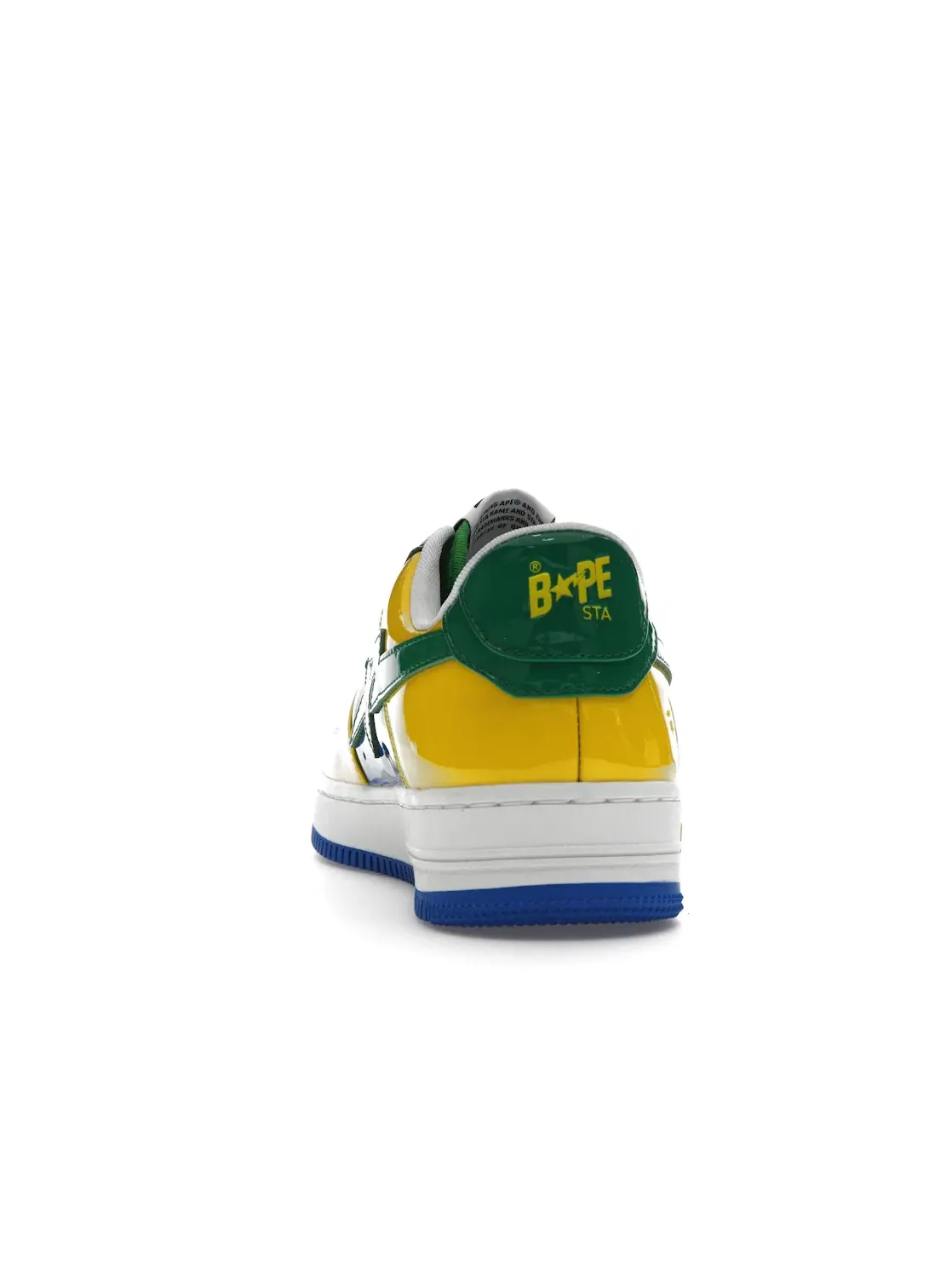 Кроссовки для взрослых с принтом BAPE A Bathing Ape BAPE Sta Brazil — изображение 4 из 4, синий/желтый/зеленый