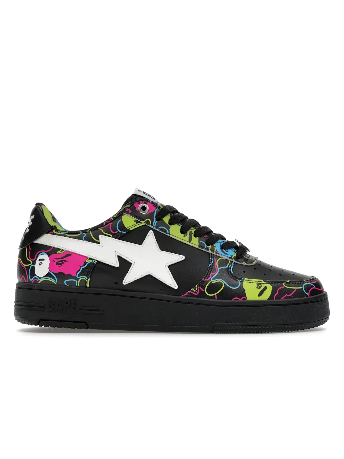 Мужские кроссовки Lifestyle A Bathing Ape BAPE Sta BAPE — изображение 1 из 4, черный/мульти