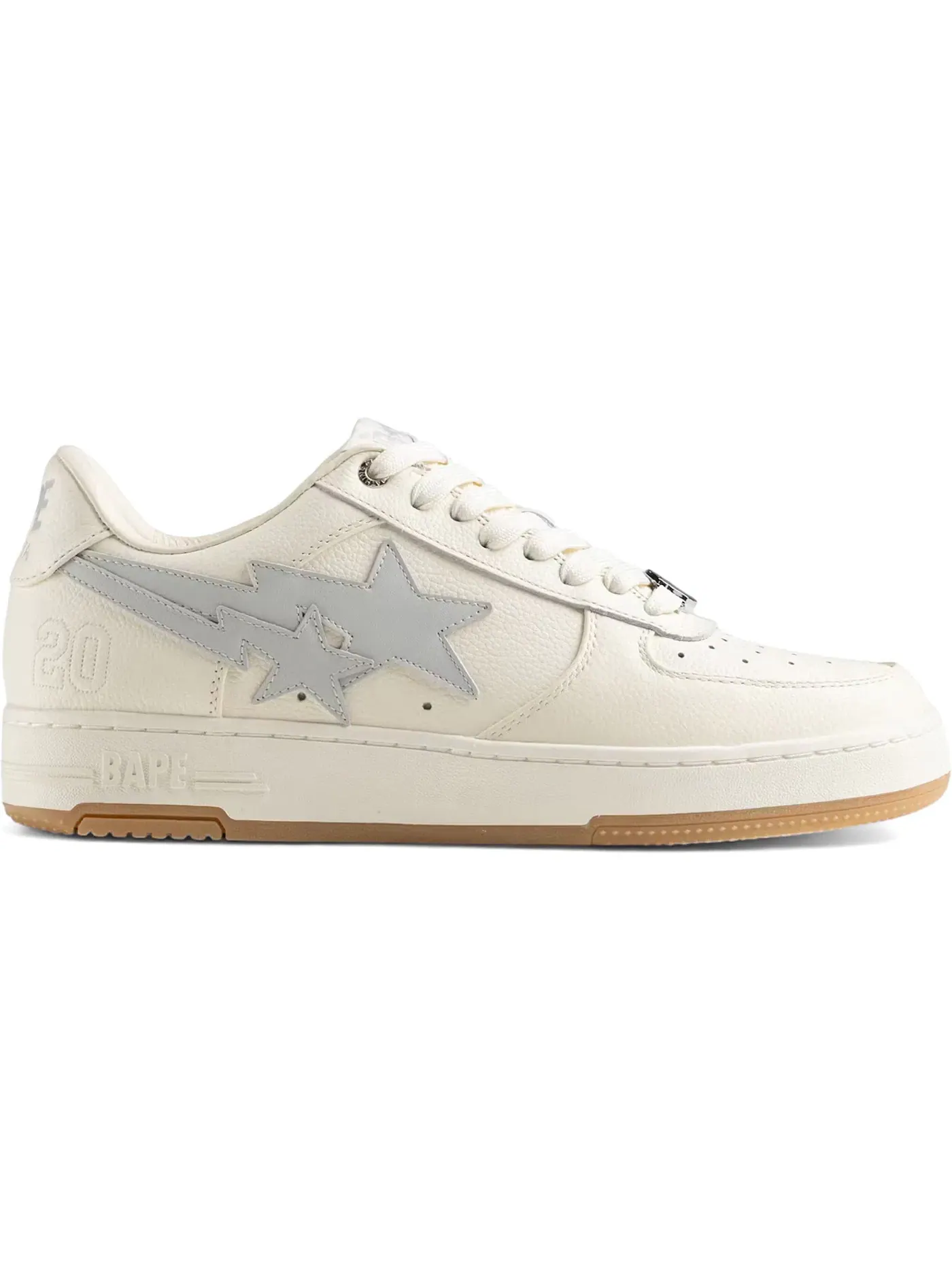 Мужские кроссовки lifestyle A Bathing Ape BAPE Sta Double Sta BAPE — изображение 1 из 1, белый