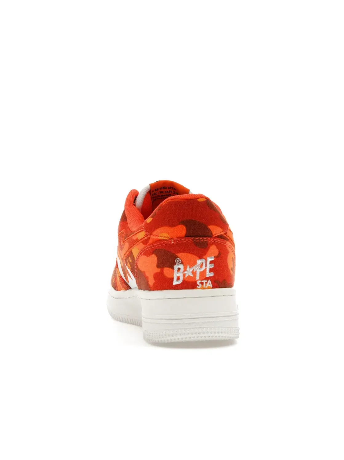 Мужские кроссовки Lifestyle A Bathing Ape BAPE Sta BAPE — изображение 4 из 4, белый/оранжевый