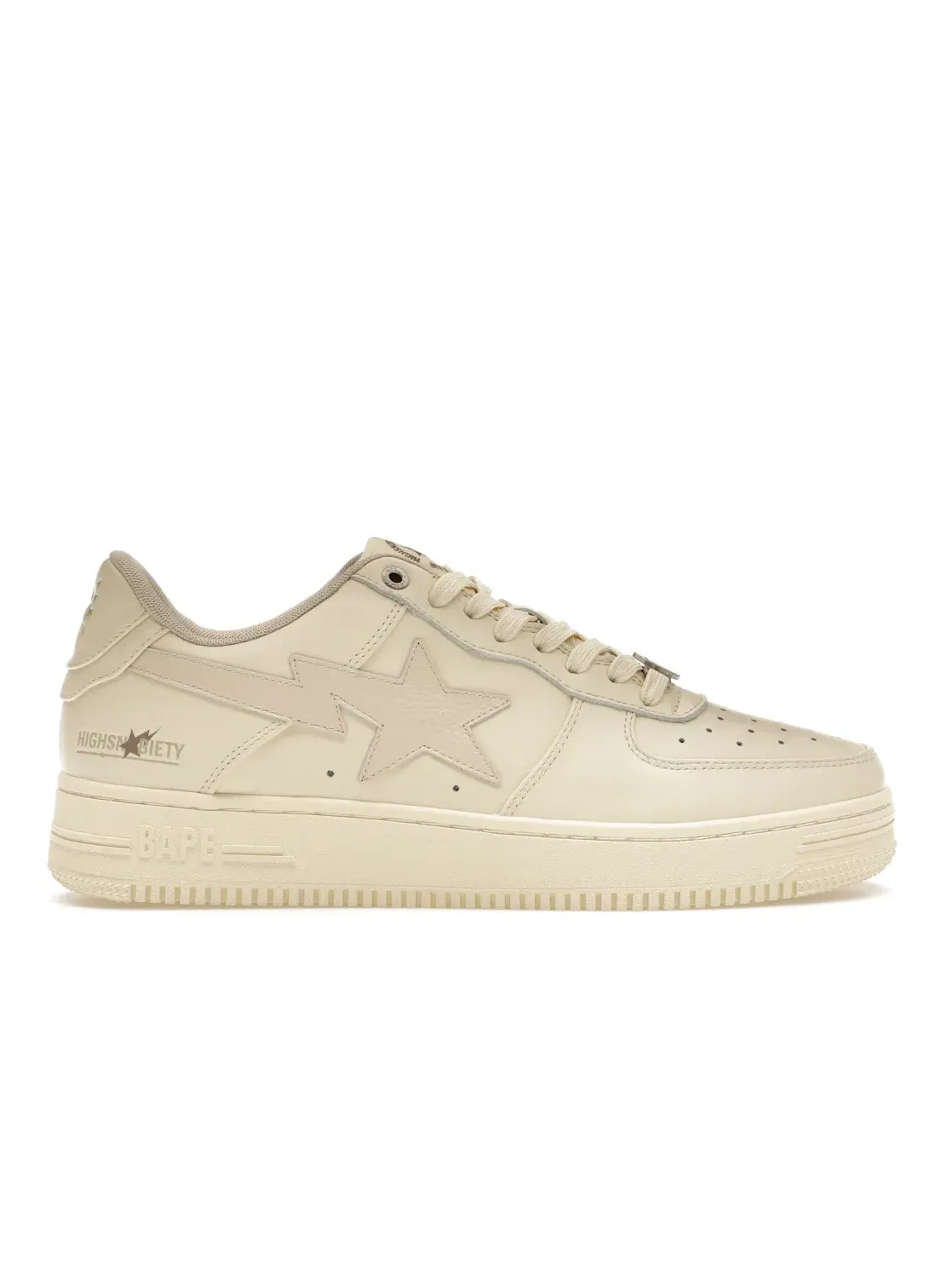 Мужские кроссовки Lifestyle BAPE A Bathing Ape BAPE Sta — изображение 1 из 4, бежевый/бежевый