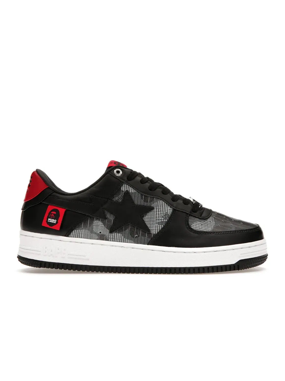 Мужские кроссовки Lifestyle A Bathing Ape BAPE Sta BAPE — изображение 1 из 4, черный/серый/красный