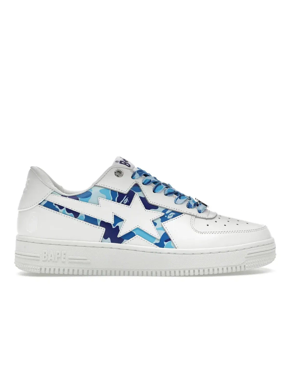 Мужские кроссовки Lifestyle BAPE A Bathing Ape BAPE Sta — изображение 1 из 4, белый/синий