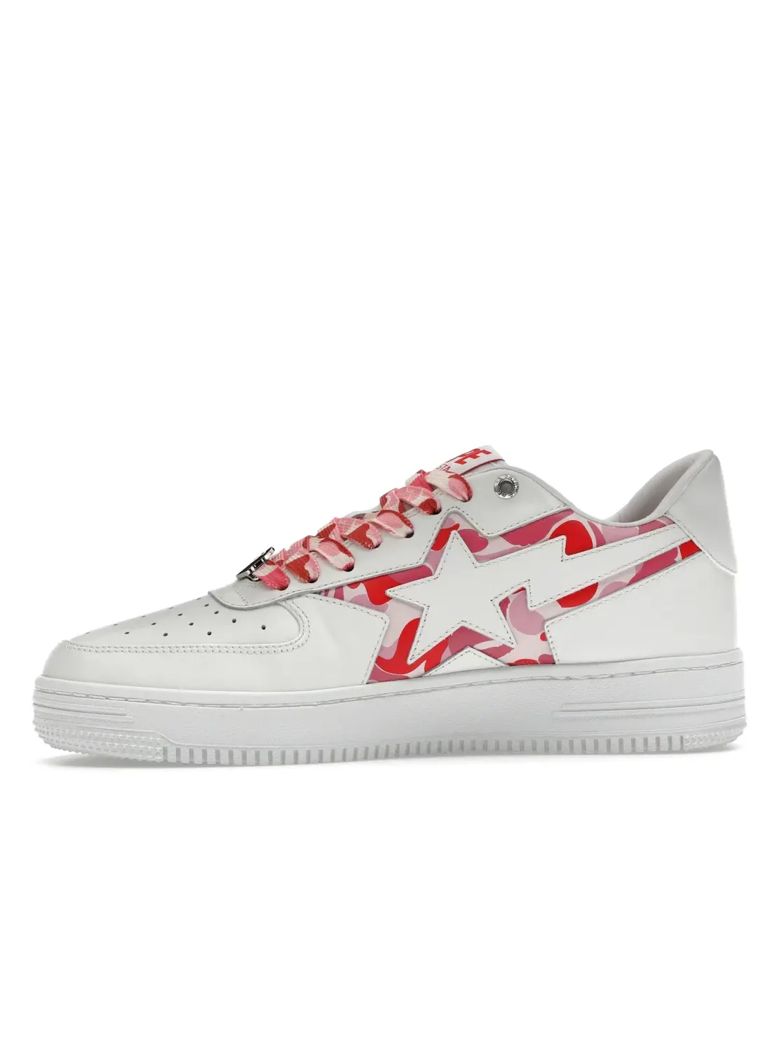 Мужские кроссовки Lifestyle с камуфляжным принтом A Bathing Ape BAPE Sta — изображение 3 из 4, белый/розовый