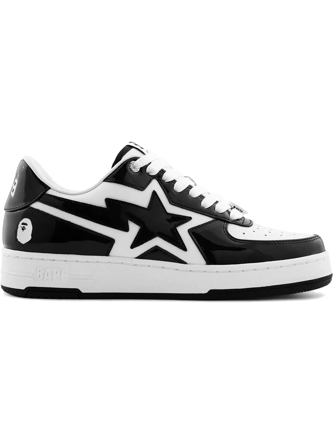 Мужские кроссовки Lifestyle A Bathing Ape BAPE Sta Icon Low BAPE — изображение 1 из 1, черный