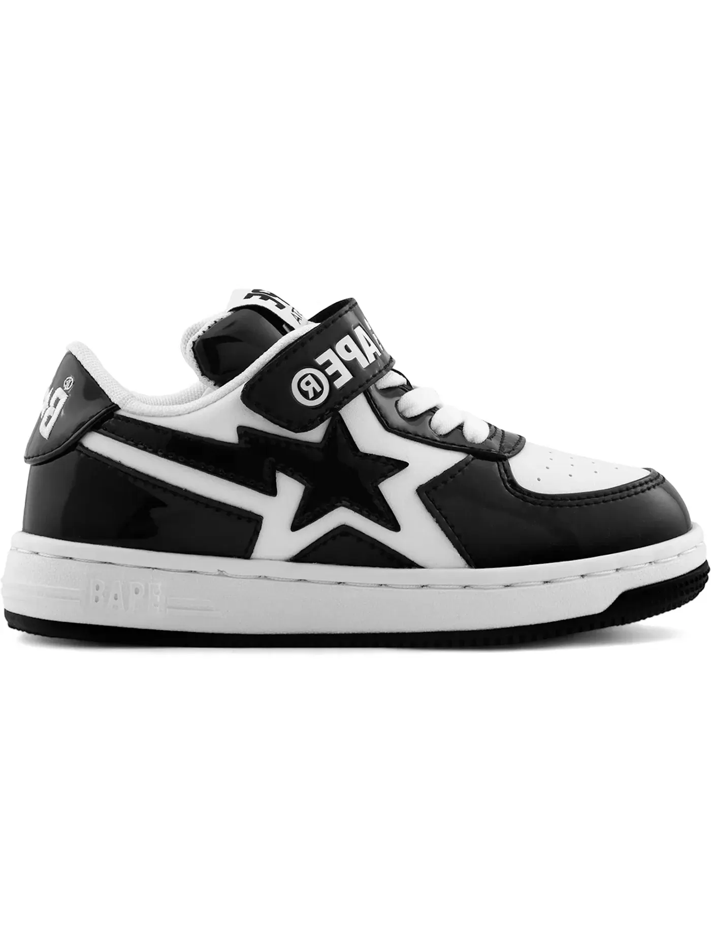 Детские кроссовки lifestyle BAPE A Bathing Ape BAPE Sta Icon Low — изображение 1 из 1, черный