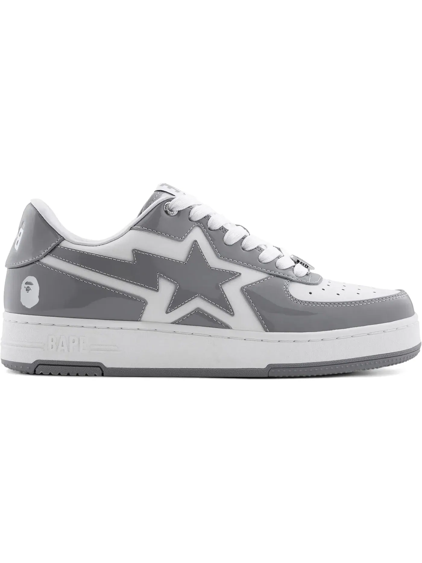 Мужские кроссовки Lifestyle BAPE A Bathing Ape BAPE Sta Icon Low — изображение 1 из 1, серый
