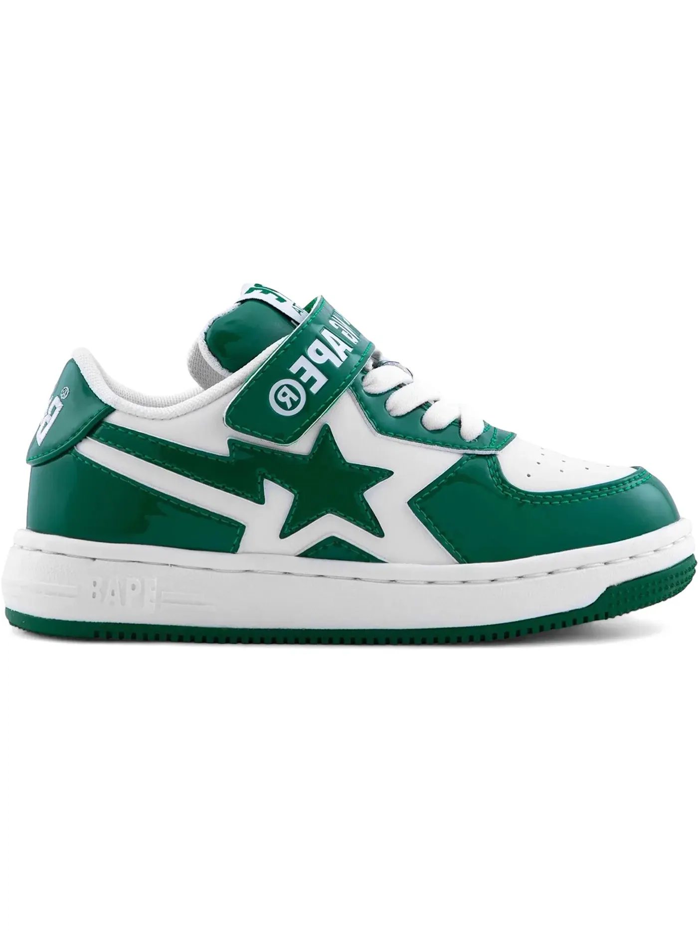 Детские кроссовки Lifestyle A Bathing Ape BAPE Sta Icon Low BAPE — изображение 1 из 1, зеленый