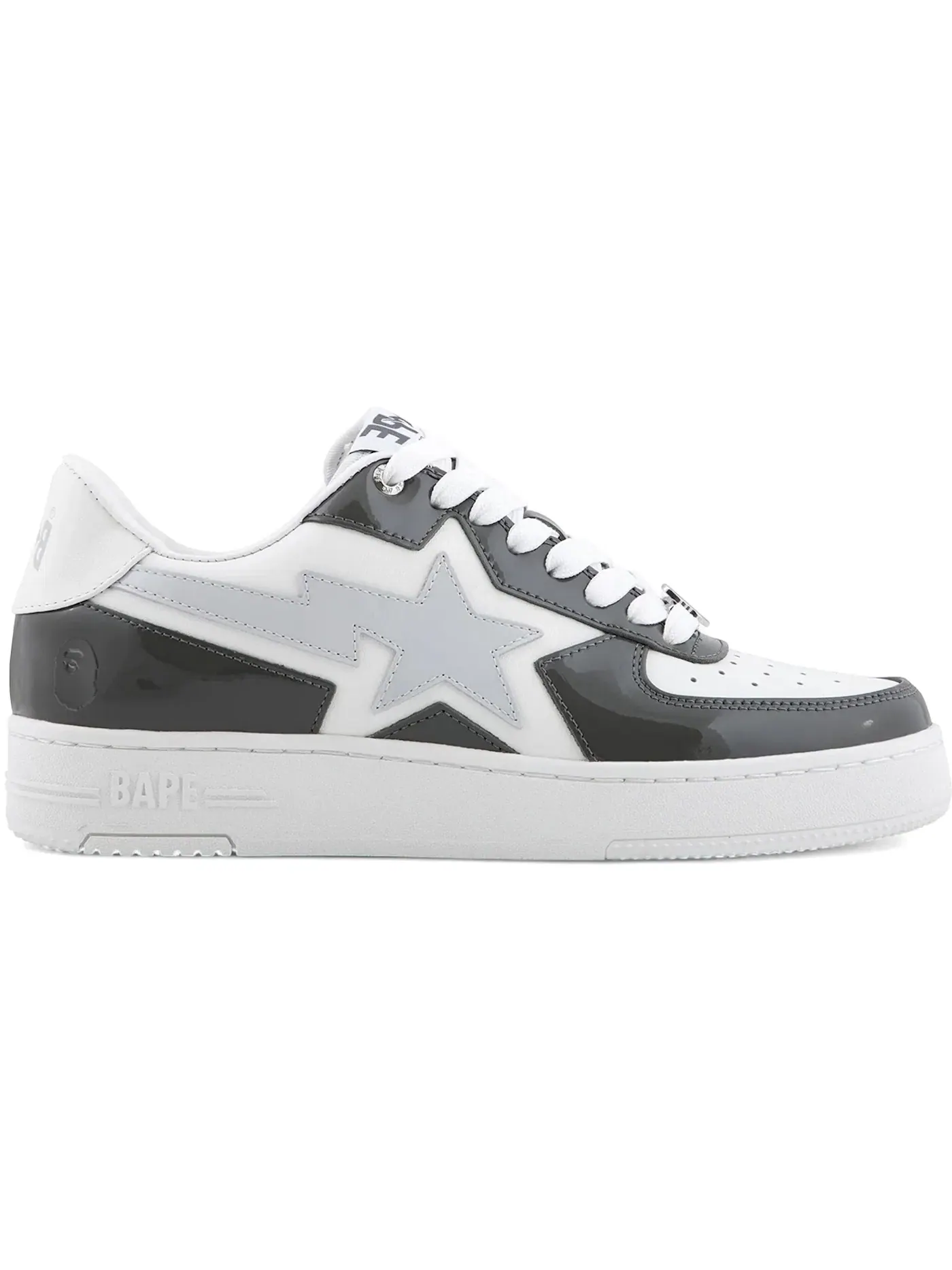 Мужские кроссовки Lifestyle A Bathing Ape BAPE Sta Icon Low BAPE — изображение 1 из 1, серый