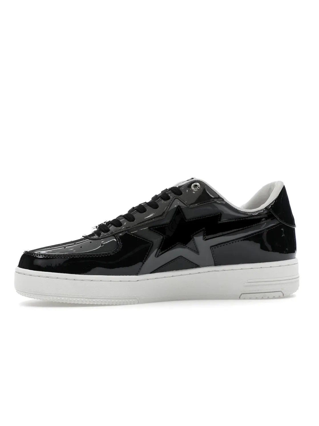 Мужские кроссовки Lifestyle BAPE Sta Icon Low BAPE — изображение 3 из 4, черный серый белый