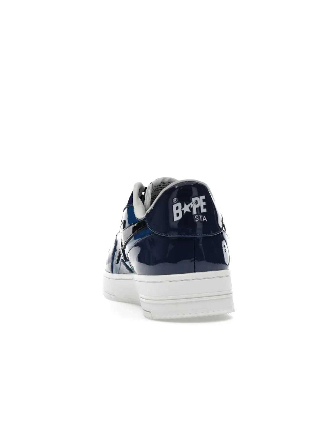 Мужские кеды Lifestyle с низким профилем A Bathing Ape BAPE Sta Icon Low BAPE — изображение 4 из 4, темно-синий/синий/белый