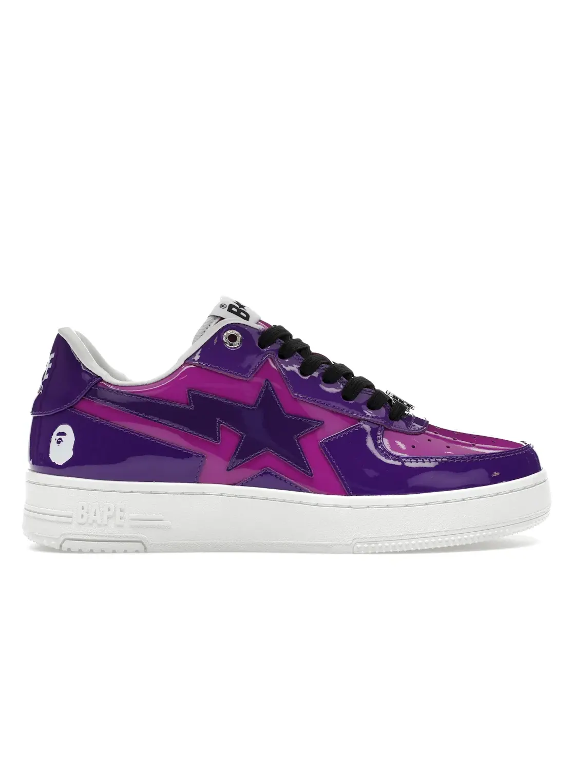 Мужские кроссовки с перфорированным носком BAPE A Bathing Ape BAPE Sta Icon Low — изображение 1 из 4