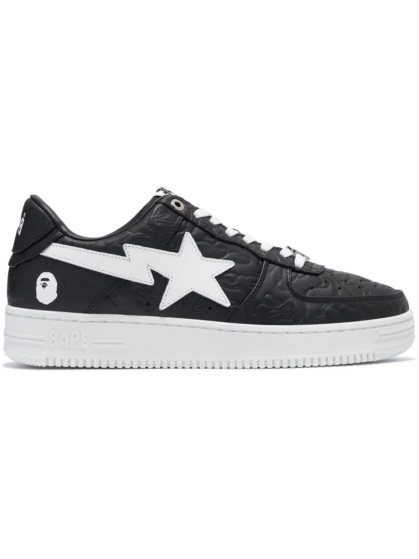 Мужские кроссовки Lifestyle A Bathing Ape BAPE Sta Low BAPE — изображение 1 из 1, черный/белый