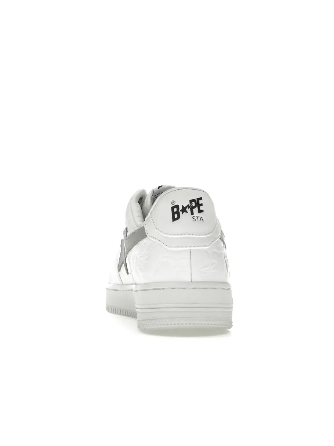 Мужские кроссовки с камуфляжным принтом A Bathing Ape BAPE Sta Low — изображение 4 из 4, белый/серый