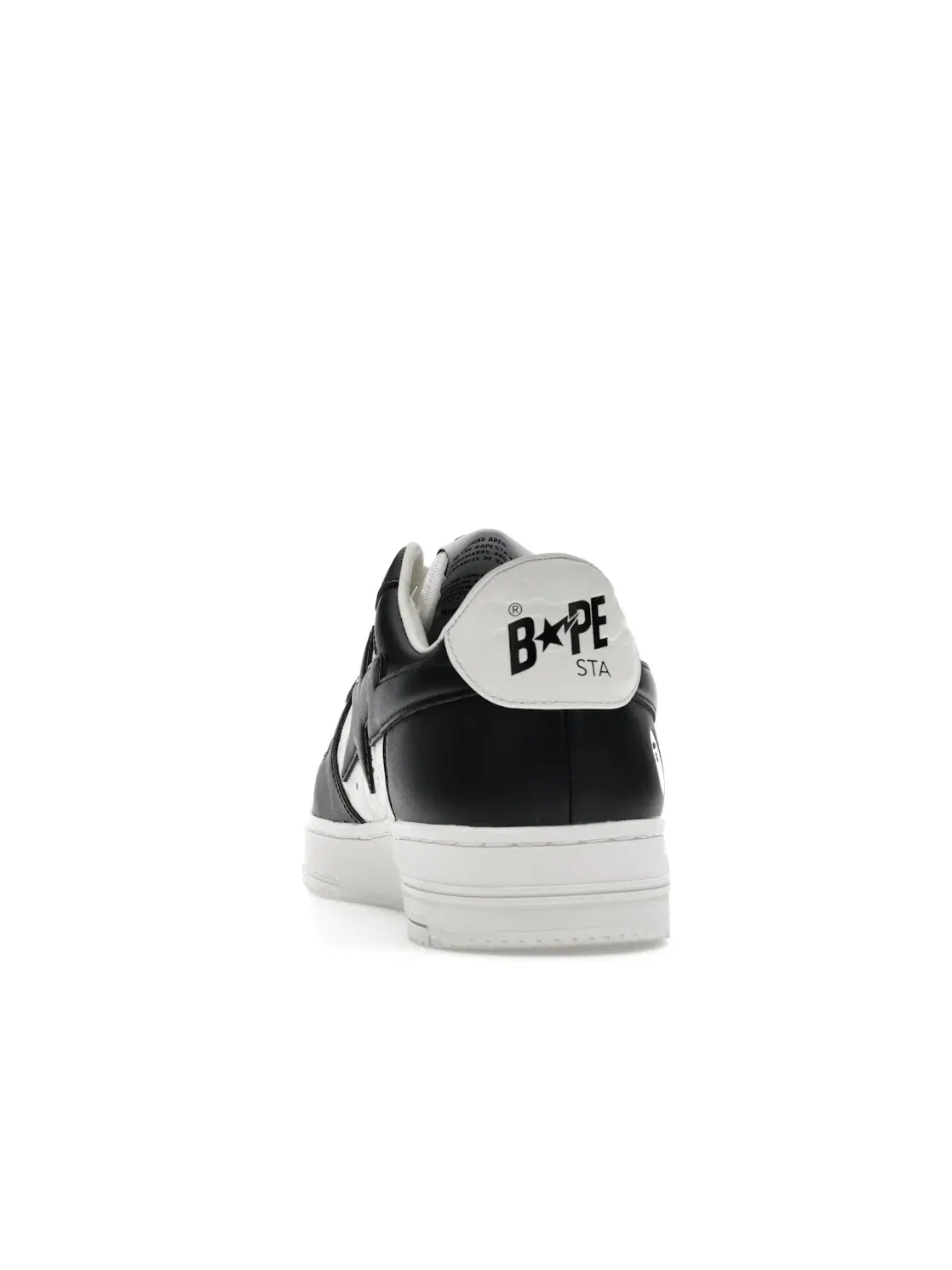 Мужские кроссовки с камуфляжным принтом A Bathing Ape BAPE Sta Low BAPE — изображение 4 из 4, белый/черный