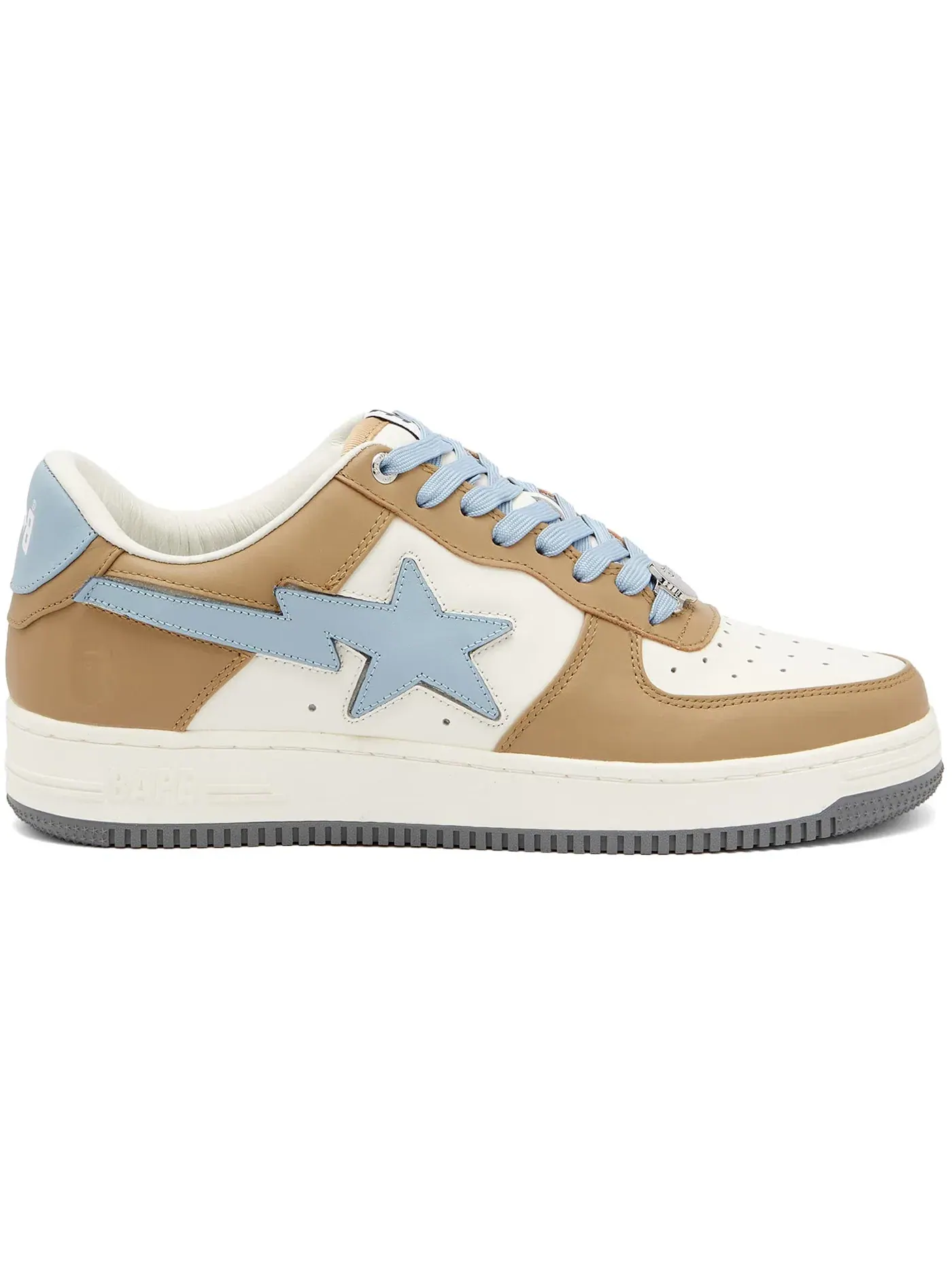 Мужские кроссовки Lifestyle BAPE A Bathing Ape BAPE Sta Low — изображение 1 из 1, бежевый/синий