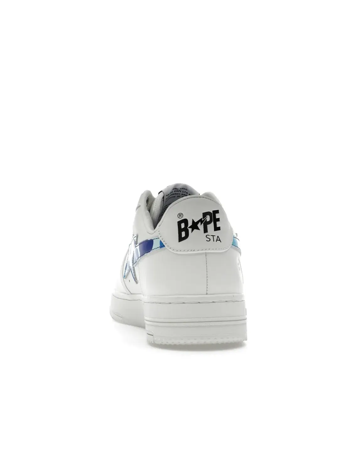 Мужские кроссовки Lifestyle A Bathing Ape BAPE Sta Low BAPE — изображение 4 из 4, белый/синий