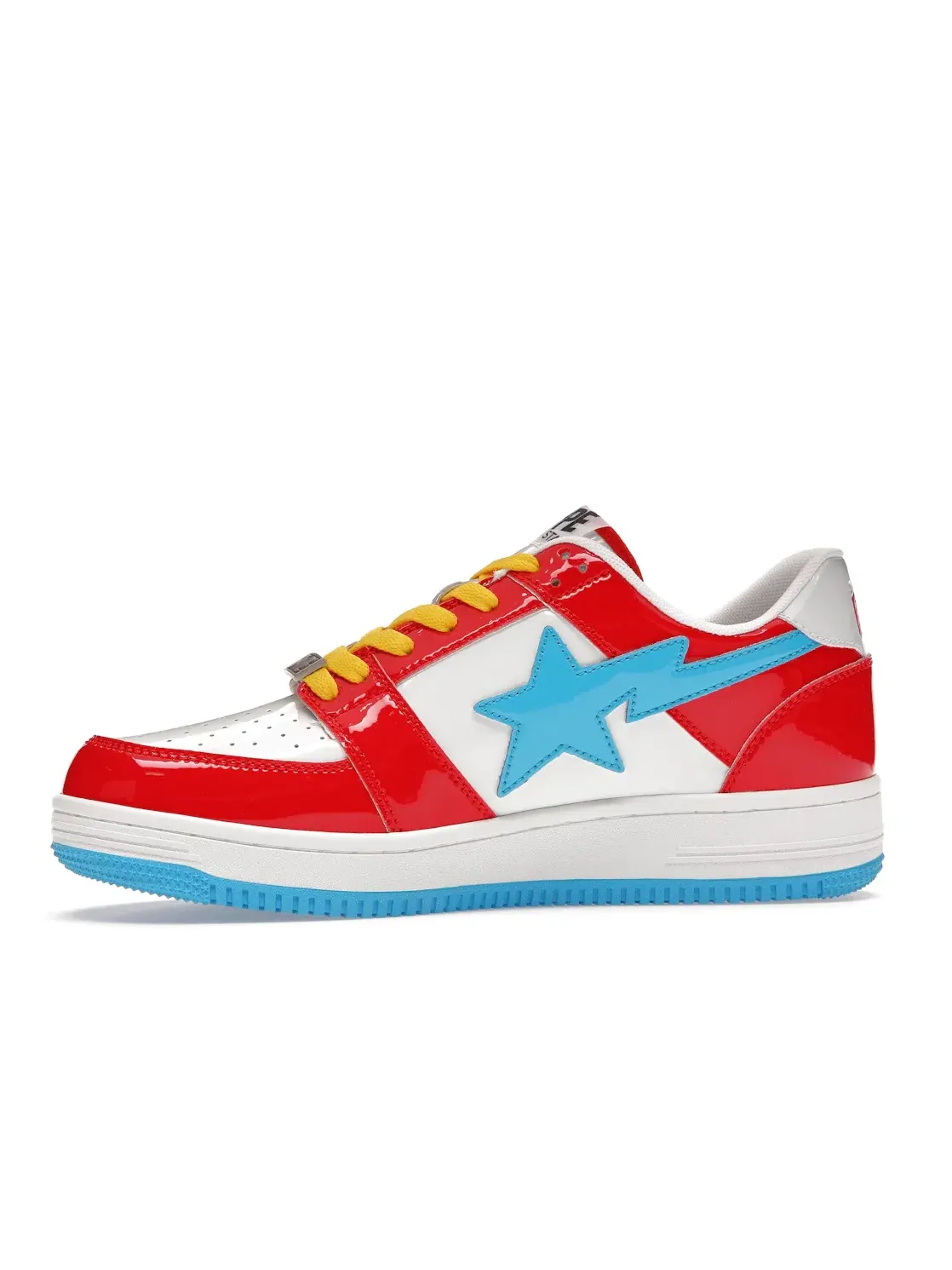 Мужские кроссовки Lifestyle A Bathing Ape BAPE Sta Low BAPE — изображение 3 из 4, красный/синий/желтый