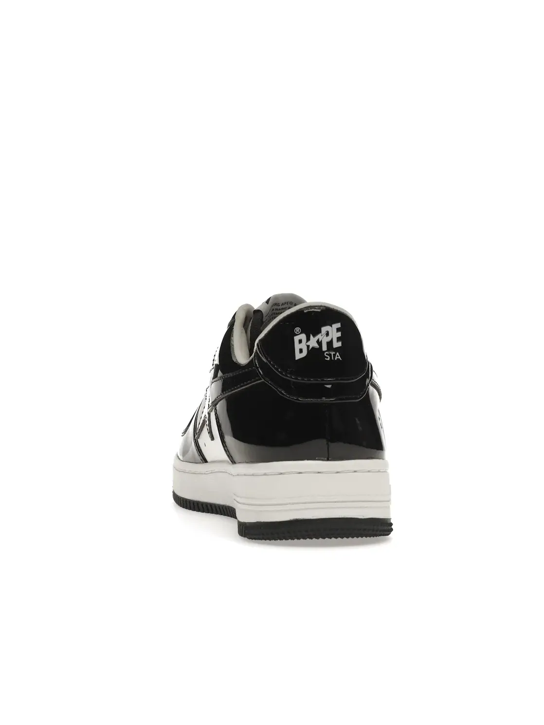 Мужские кроссовки Lifestyle BAPE A Bathing Ape BAPE Sta Low — изображение 4 из 4, черный/белый