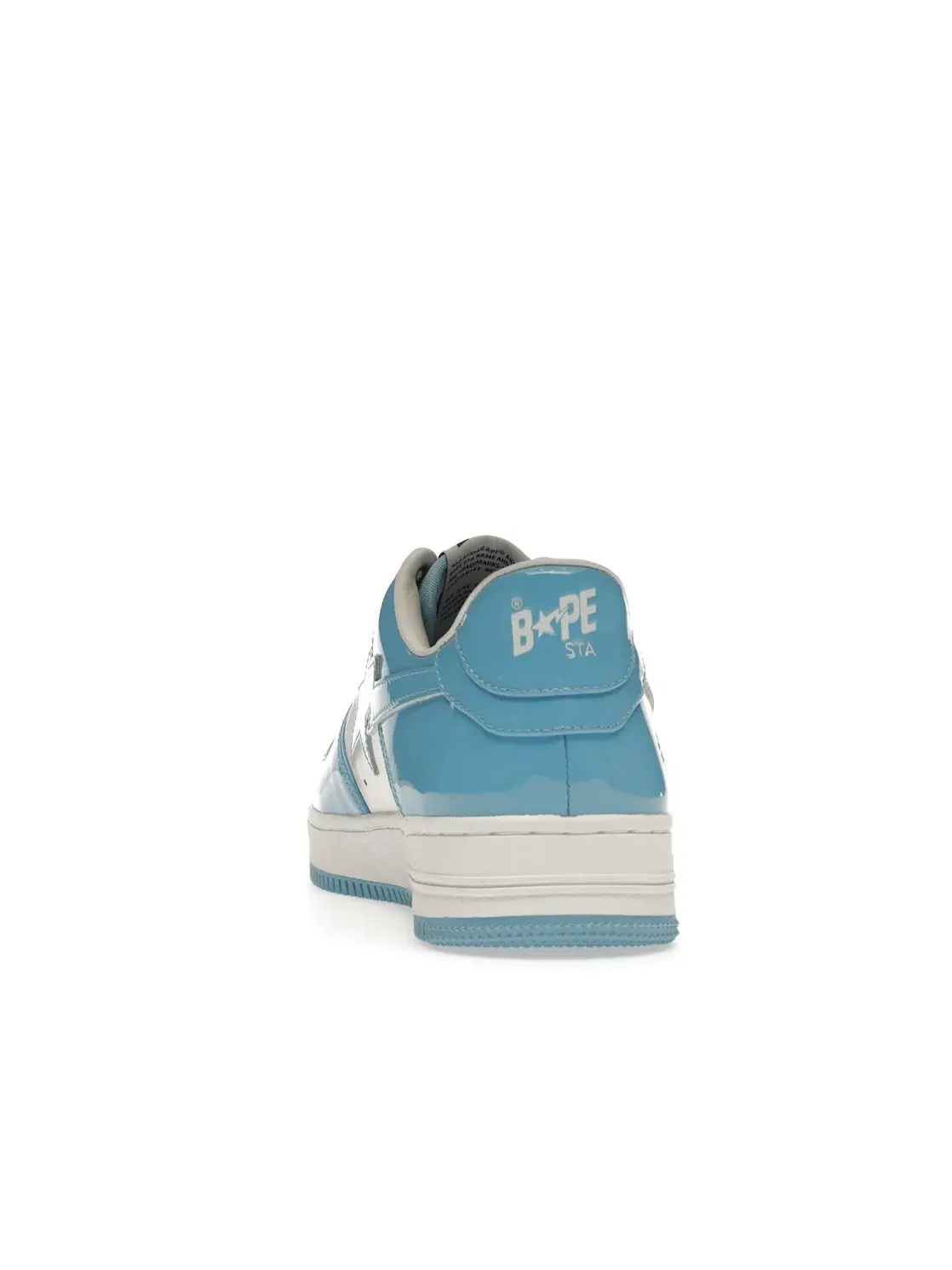 Мужские кроссовки Lifestyle с кожаным верхом A Bathing Ape BAPE Sta Low BAPE — изображение 4 из 4, синий/белый