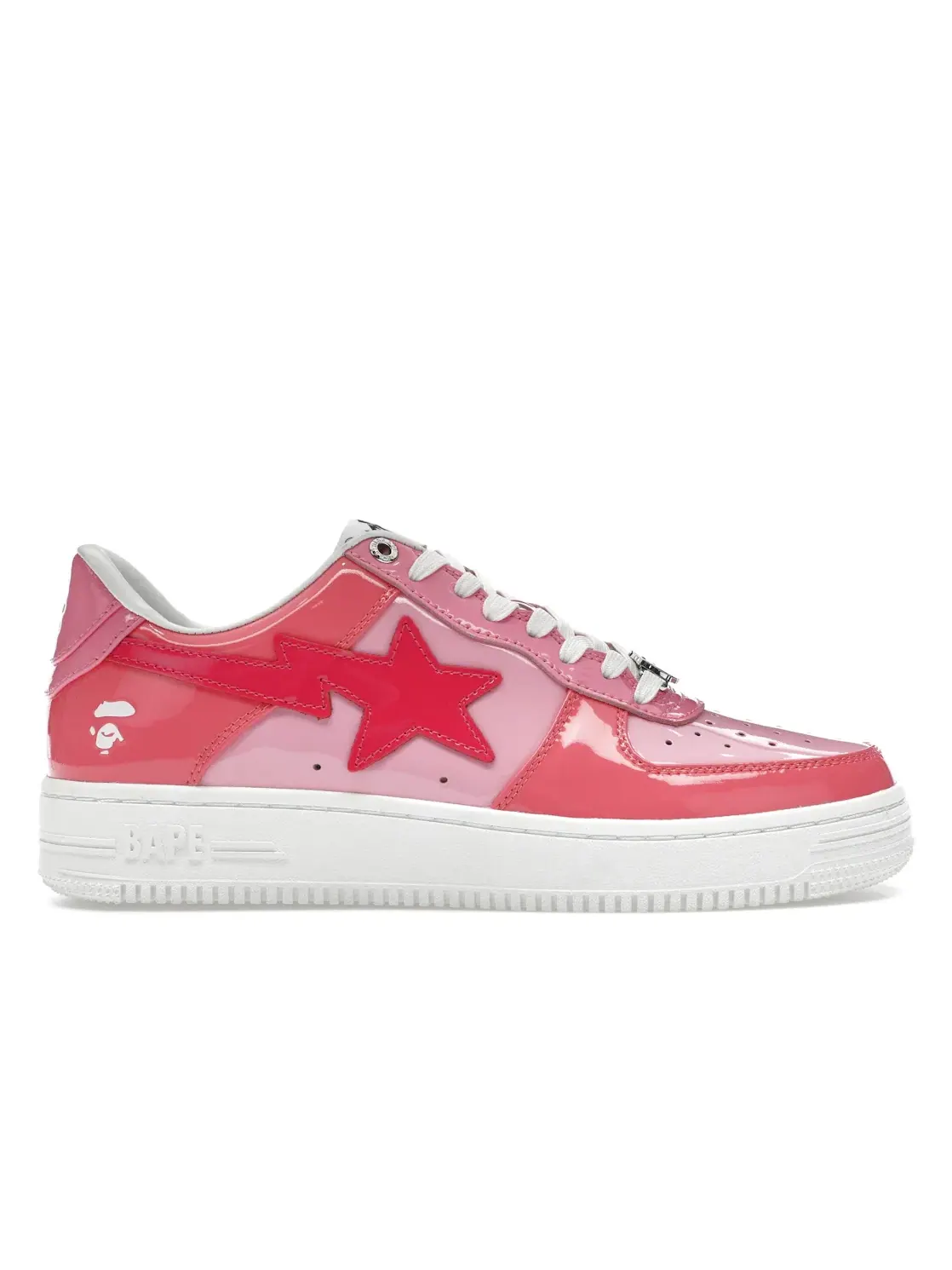 Мужские кроссовки Lifestyle Colour Camo Combo Pink A Bathing Ape BAPE Sta Low BAPE — изображение 1 из 4, розовый