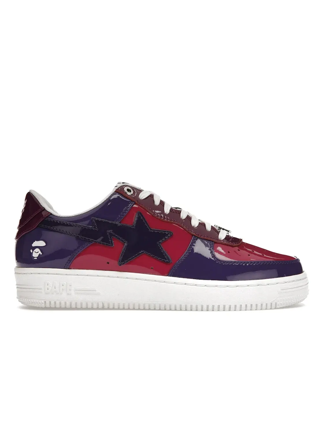 Мужские кроссовки Lifestyle с принтом A Bathing Ape BAPE Sta Low BAPE — изображение 1 из 4, фиолетовый