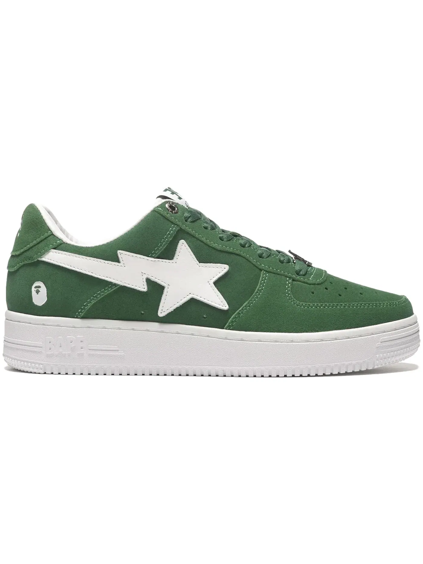 Мужские кроссовки Lifestyle A Bathing Ape BAPE Sta Low BAPE — изображение 1 из 1, зеленый/зеленый/белый