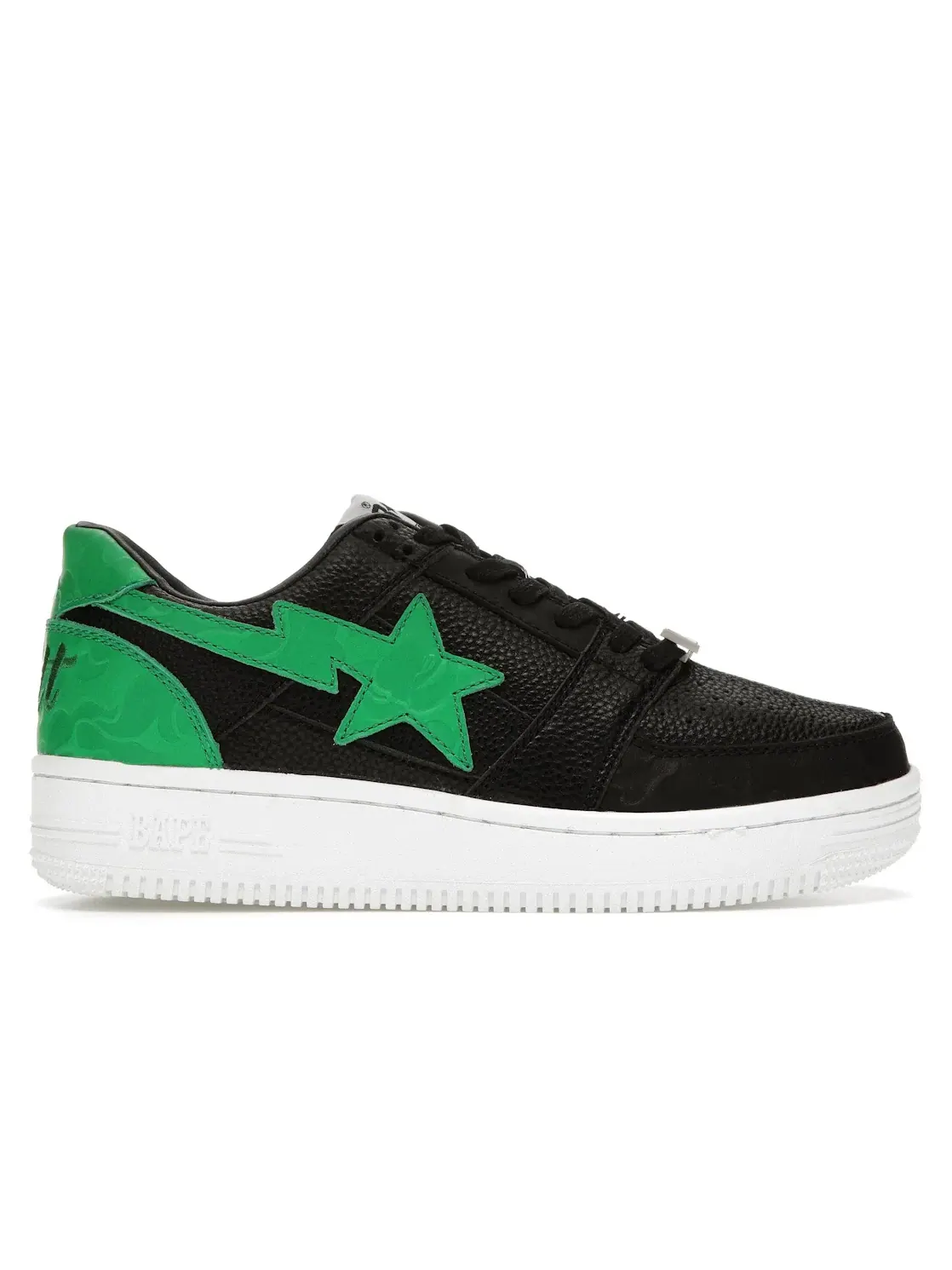 Мужские кроссовки Lifestyle A Bathing Ape BAPE Sta Low BAPE — изображение 1 из 4, черный/зеленый/белый